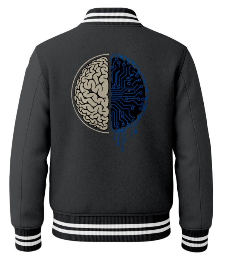 AI CONSULTANT Unisex Varsity Jacket (Grey)